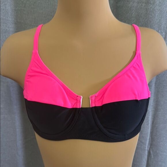 POPVIL Pink and Black Bikini Set - Picture 2 of 16